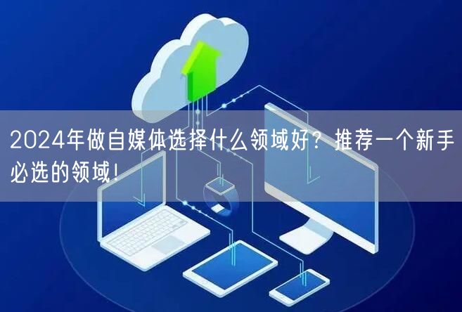 2024年做自媒体选择什么领域好?推荐一个新手必选的领域!