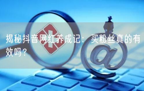 揭秘抖音网红养成记:买粉丝真的有效吗?