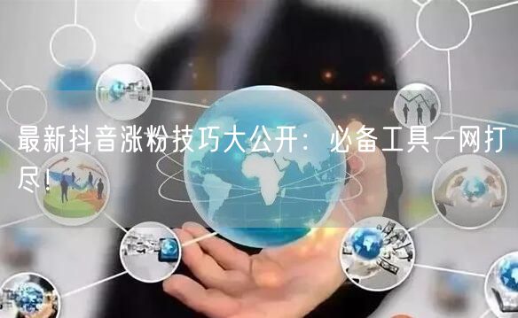 最新抖音涨粉技巧大公开:必备工具一网打尽!