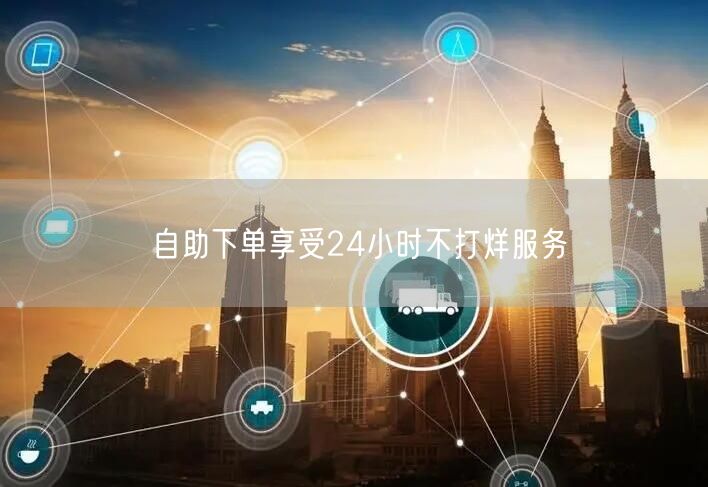 自助下单享受24小时不打烊服务