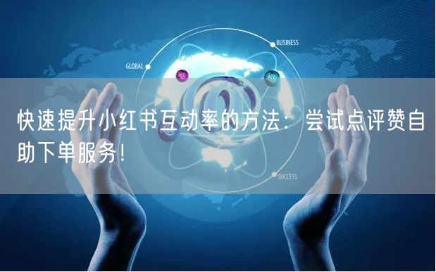 快速提升小红书互动率的方法：尝试点评赞自助下单服务！