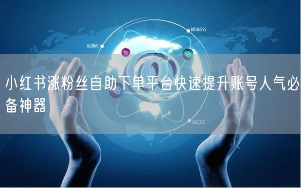 小红书涨粉丝自助下单平台快速提升账号人气必备神器