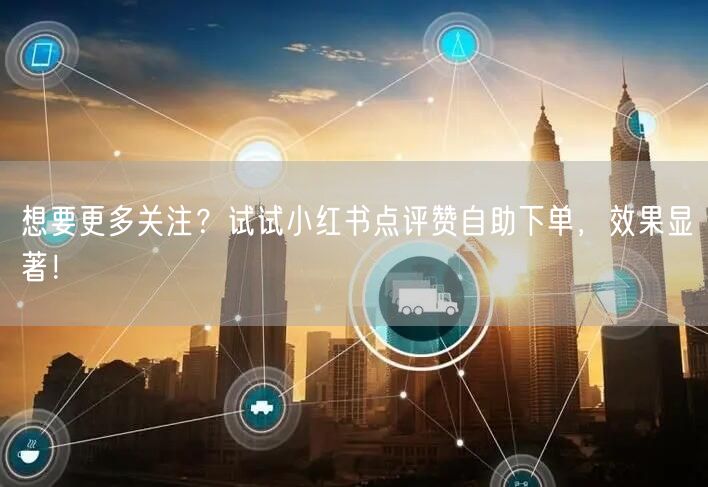想要更多关注?试试小红书点评赞自助下单,效果显著!