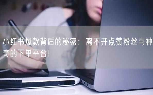 小红书爆款背后的秘密:离不开点赞粉丝与神奇的下单平台!