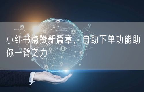 小红书点赞新篇章，自助下单功能助你一臂之力