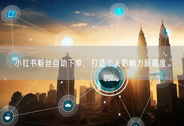 小红书粉丝自助下单,打造个人影响力新高度。