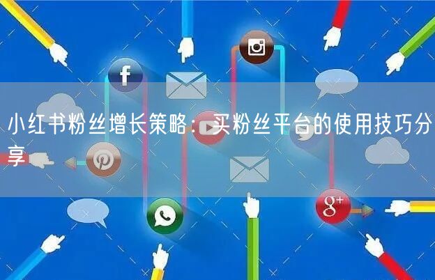 小红书粉丝增长策略:买粉丝平台的使用技巧分享