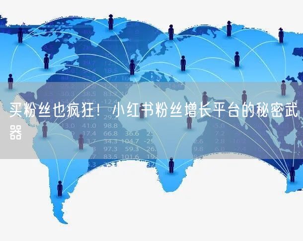 买粉丝也疯狂!小红书粉丝增长平台的秘密武器