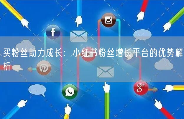 买粉丝助力成长:小红书粉丝增长平台的优势解析