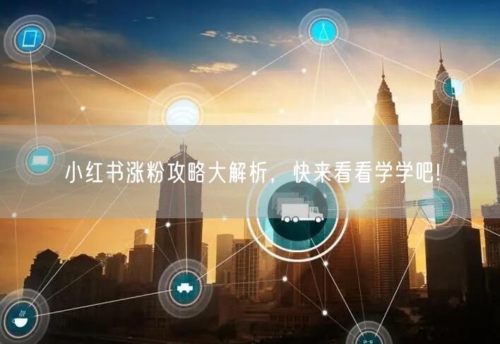 小红书涨粉攻略大解析,快来看看学学吧!