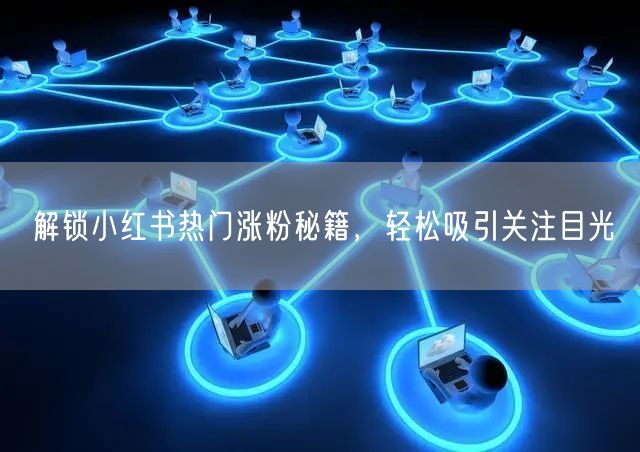 解锁小红书热门涨粉秘籍,轻松吸引关注目光