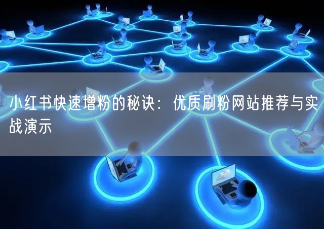 小红书快速增粉的秘诀:优质刷粉网站推荐与实战演示