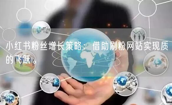 小红书粉丝增长策略:借助刷粉网站实现质的飞跃。