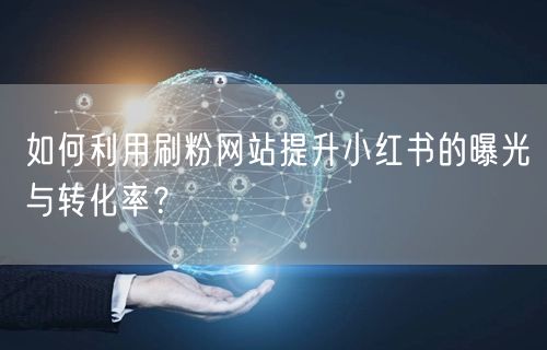 如何利用刷粉网站提升小红书的曝光与转化率?