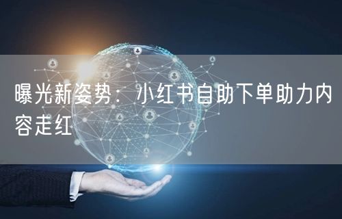 曝光新姿势:小红书自助下单助力内容走红