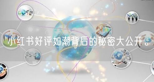 小红书好评如潮背后的秘密大公开。