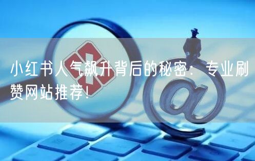 小红书人气飙升背后的秘密:专业刷赞网站推荐!
