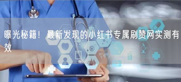 曝光秘籍！最新发现的小红书专属刷赞网实测有效
