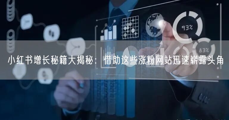 小红书增长秘籍大揭秘:借助这些涨粉网站迅速崭露头角