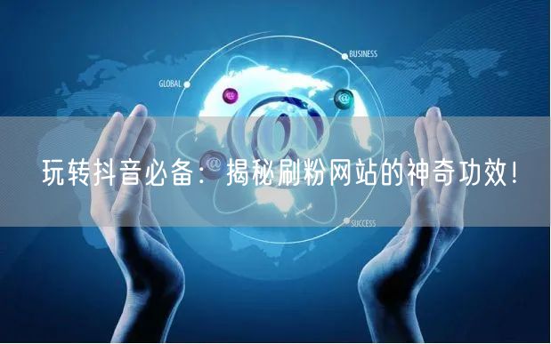 玩转抖音必备：揭秘刷粉网站的神奇功效！