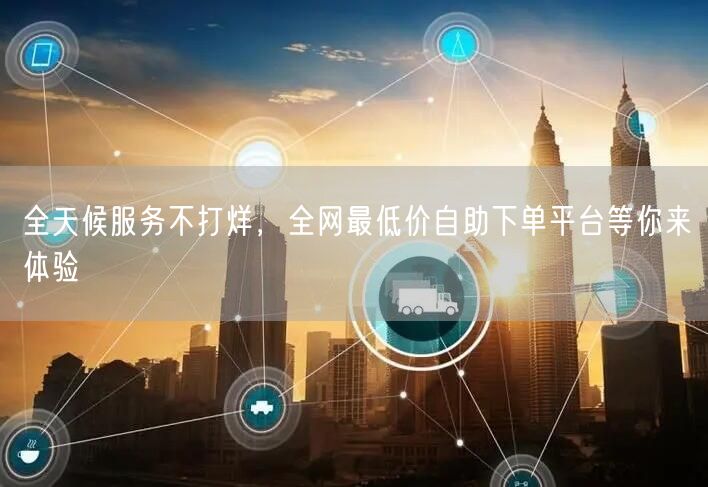 全天候服务不打烊，全网最低价自助下单平台等你来体验