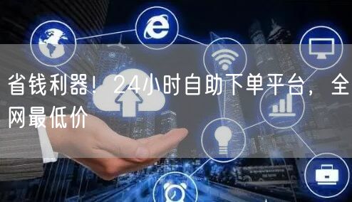 省钱利器！24小时自助下单平台，全网最低价