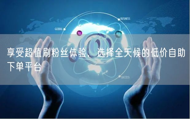 享受超值刷粉丝体验，选择全天候的低价自助下单平台