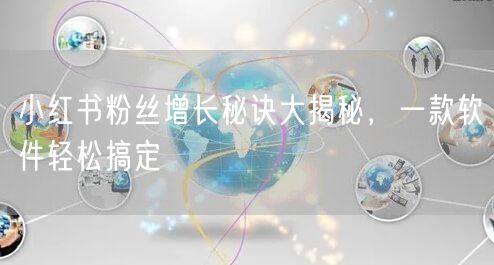 小红书粉丝增长秘诀大揭秘，一款软件轻松搞定