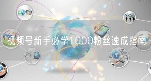 视频号新手必学1000粉丝速成指南